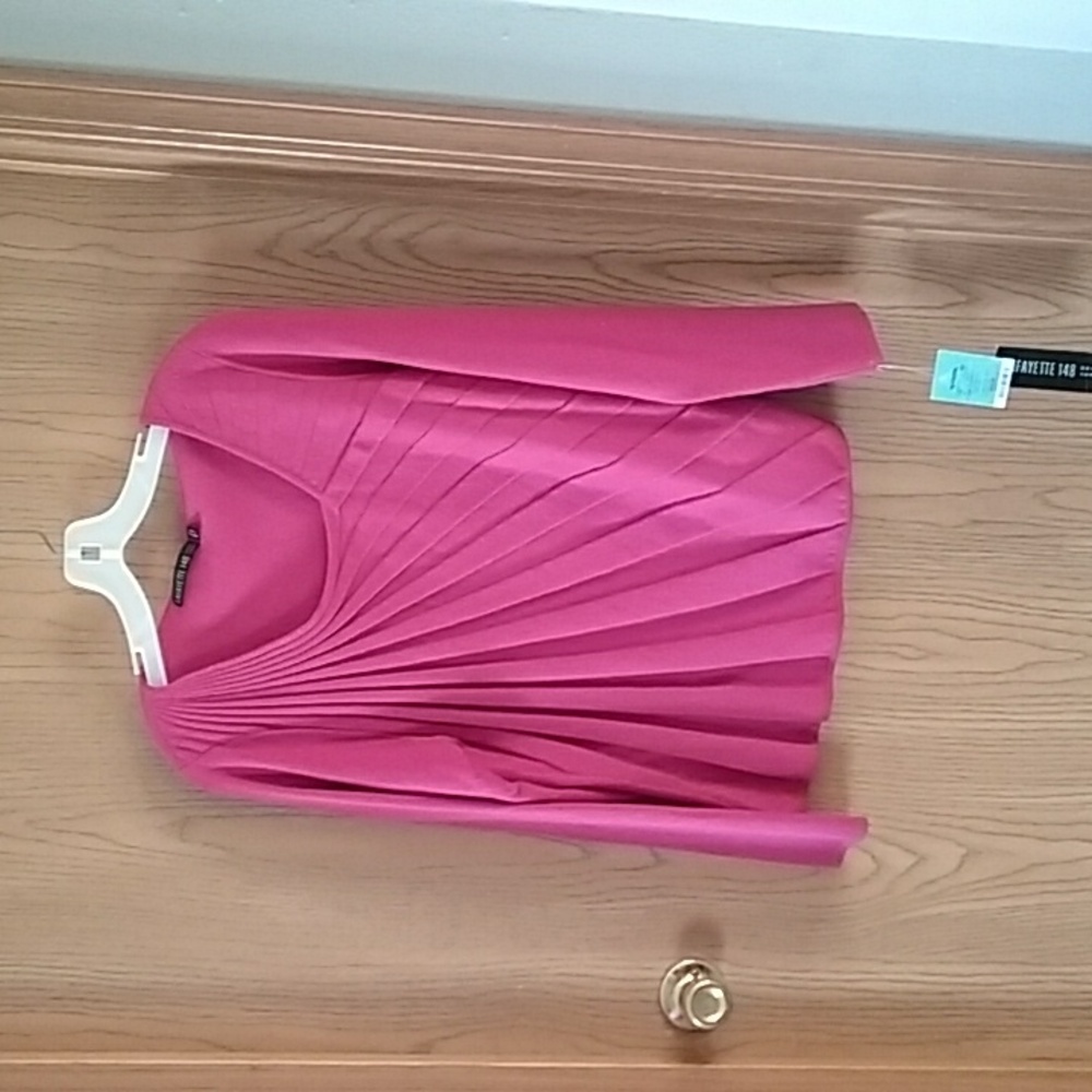 NWT Lafayette 148 pink top